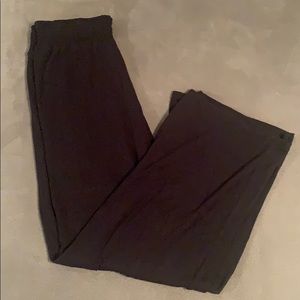 Soft Black Flowy Pants / Pajamas